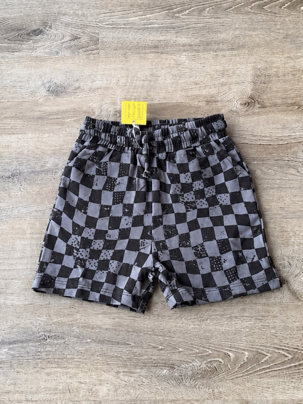 Strictly Wild Stealth Shorts 12/18m NWT Checkered Bamboo Toddler Shorts